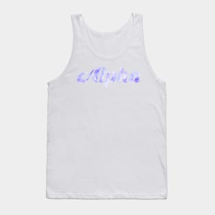 Alpha Blue Watercolor Tank Top